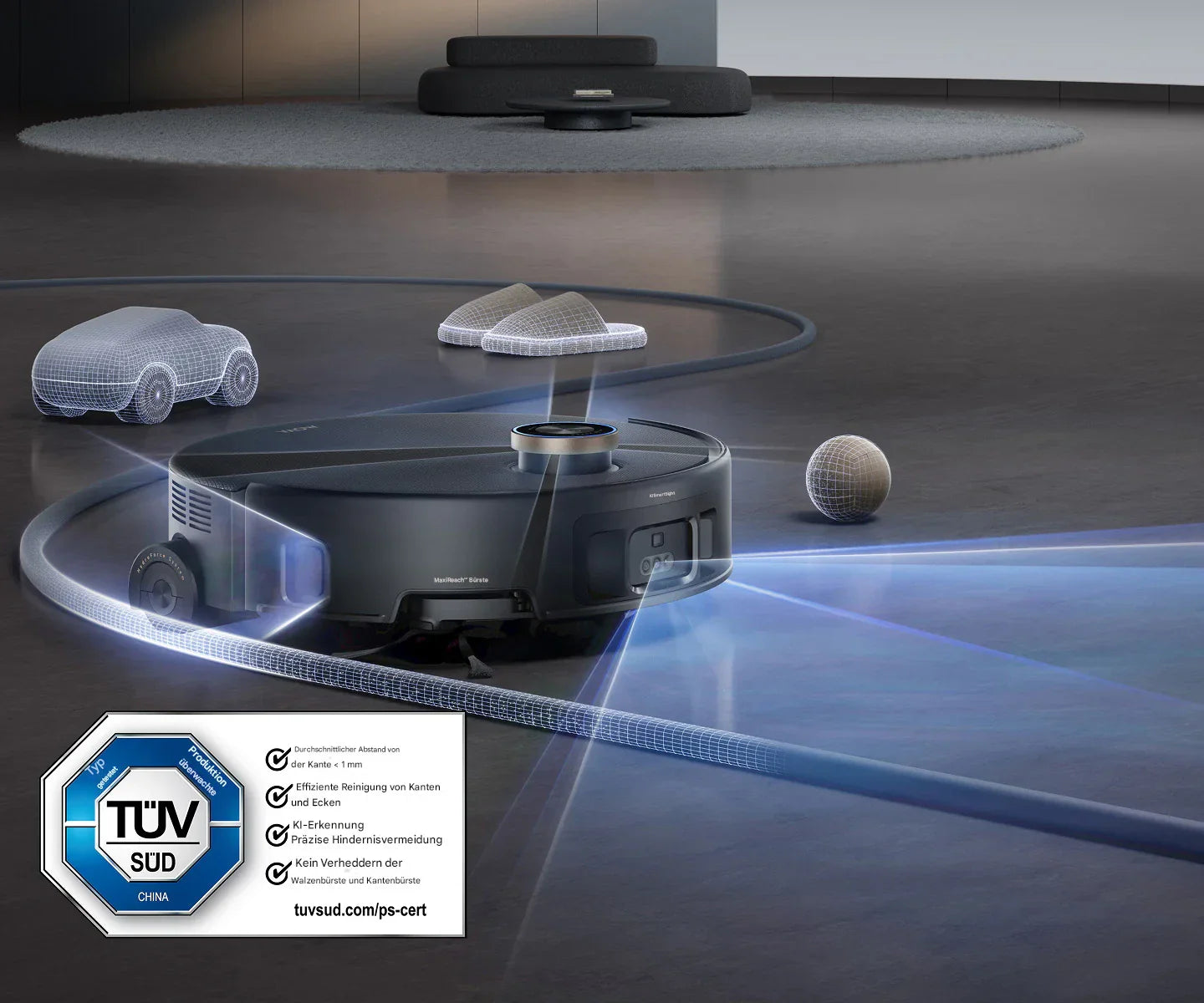 Bloomora™ Z60 Ultra Roller – Vollständiger Saugroboter